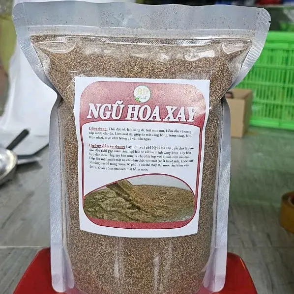 [Combo 1kg] 500g MẶT NẠ  HẠT NGŨ HOA và 500g NGŨ HOA XAY NHUYỄN giảm mụn, thâm, nám Dưỡng Ẩm Da Đắp Mặt Làm Đẹp Da 2
