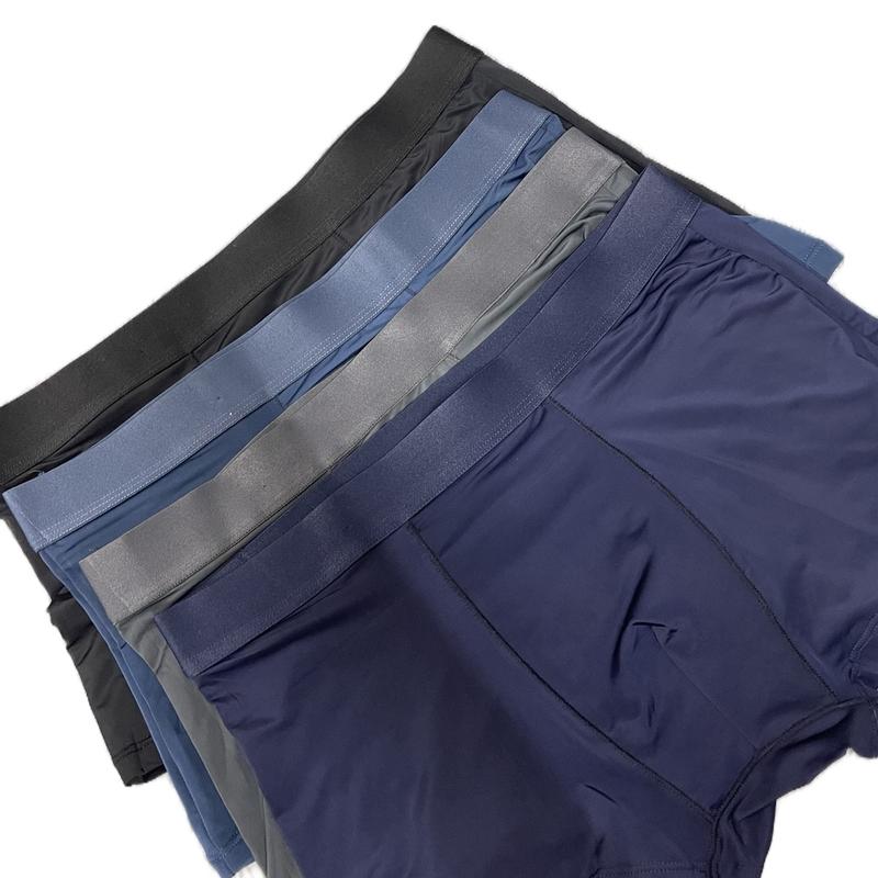 Quần sịp đùi cao cấp lụa băng, quần boxer nam cạp trơn chất liệu lụa băng mát mịn, co dãn đa chiều, mặc thư giãn thoải mái 0