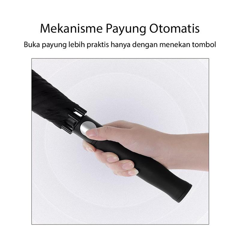 Product Introduction of HUGO Payung Besar Jumbo Golf Otomatis Jari Fiber Premium Quality 4