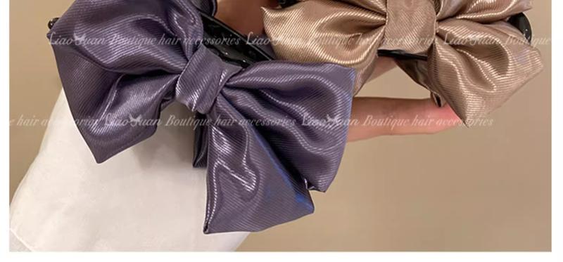 Product Introduction of French High-quality Ball Head Grip 2024 New Bow Hairpin Female Shark Head Clip Jewelry 19
