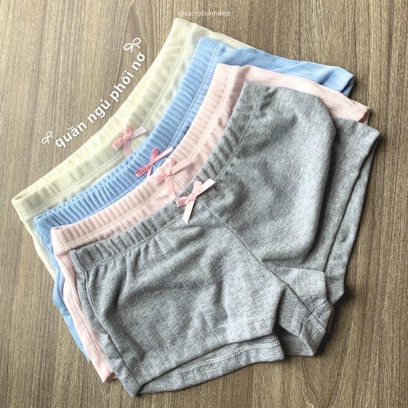 [SALE 1 quần 59K] Quần Ngủ Short Nữ Tí Hon Ngắn Carrotxinhdep
