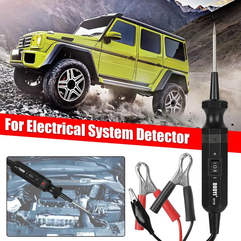 Car Circuit Tester, 6-24V Electrical System Diagnostic Tool, Voltage Test Car Circuit Tester for Car Trailer RV Motorcycle Truck 8