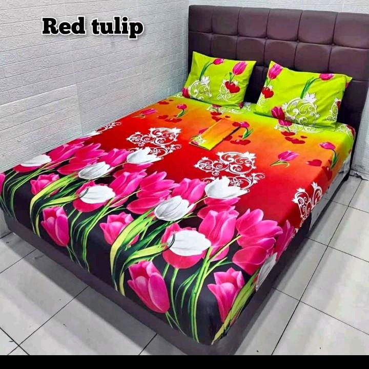sprei murah motif kekinian Katun Bunga 0