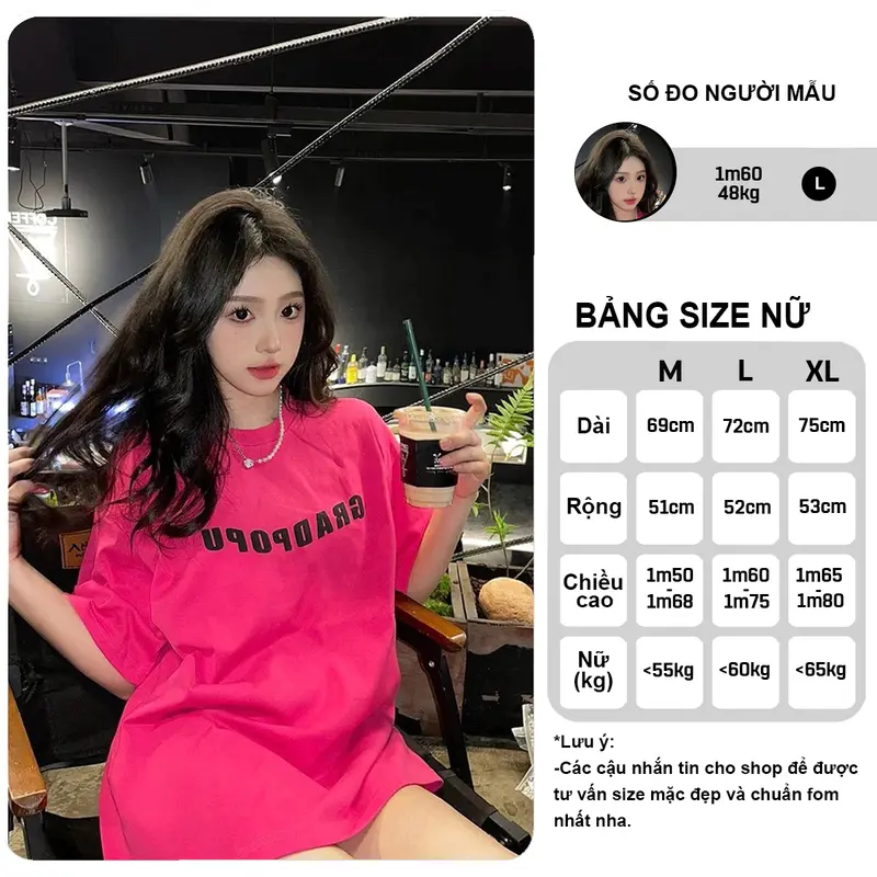 Áo thun nữ BLACKDOKI-GRAD , áo phông basic hiện đại cá tính chất cotton dày dặn ovesize Top Cổ Tròn Women Lưng Cao 2