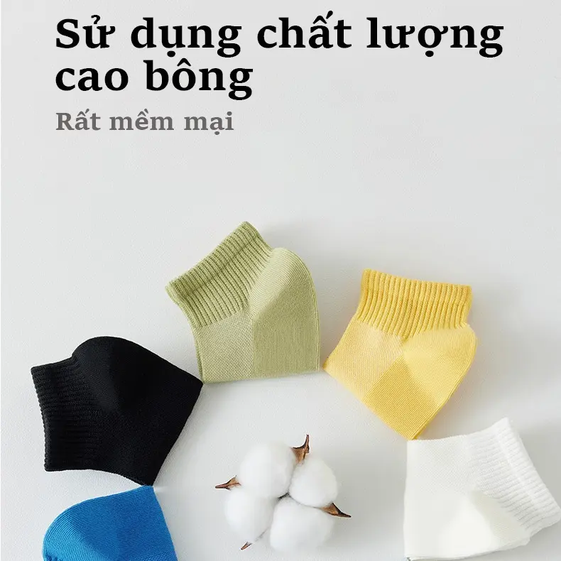 AFISH Bộ 7 đôi,Tất thể thao kháng khuẩn 7A cho trẻ em – Khử mùi hôi chân!  Dành cho bé từ 6-12 tuổi | Chống khuẩn hiệu quả >97% sau 150 lần giặt  Tạm biệt mùi hôi chân! 6