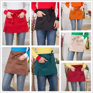 Celemek Waiters Setengah Badan Celemek Masak Korean Style Pria Wanita Apron Dapur