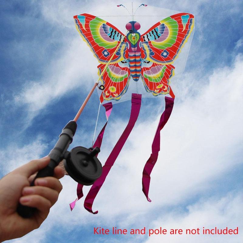 Product Introduction of Kite With Fishing Rod Dynamic Cartoon Butterfly Handheld Fishing Rod Kite With Handle Children Flying Kite Toy 15