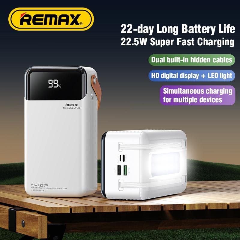 REMAX RPP-565 / RPP-566 Lesu II Series PD20W+QC22.5W Cabled Fast ...