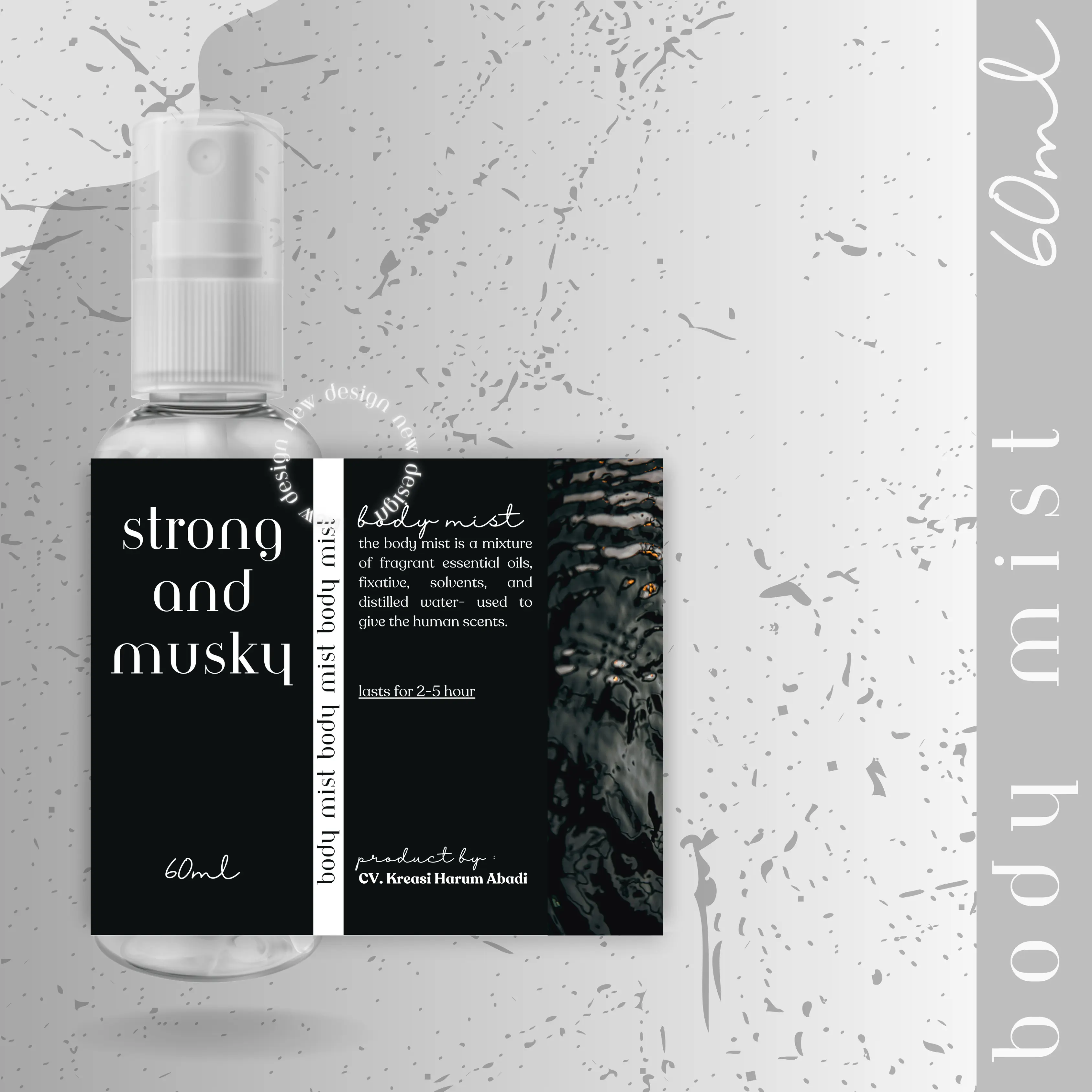 Body Mist - Strong and Musky