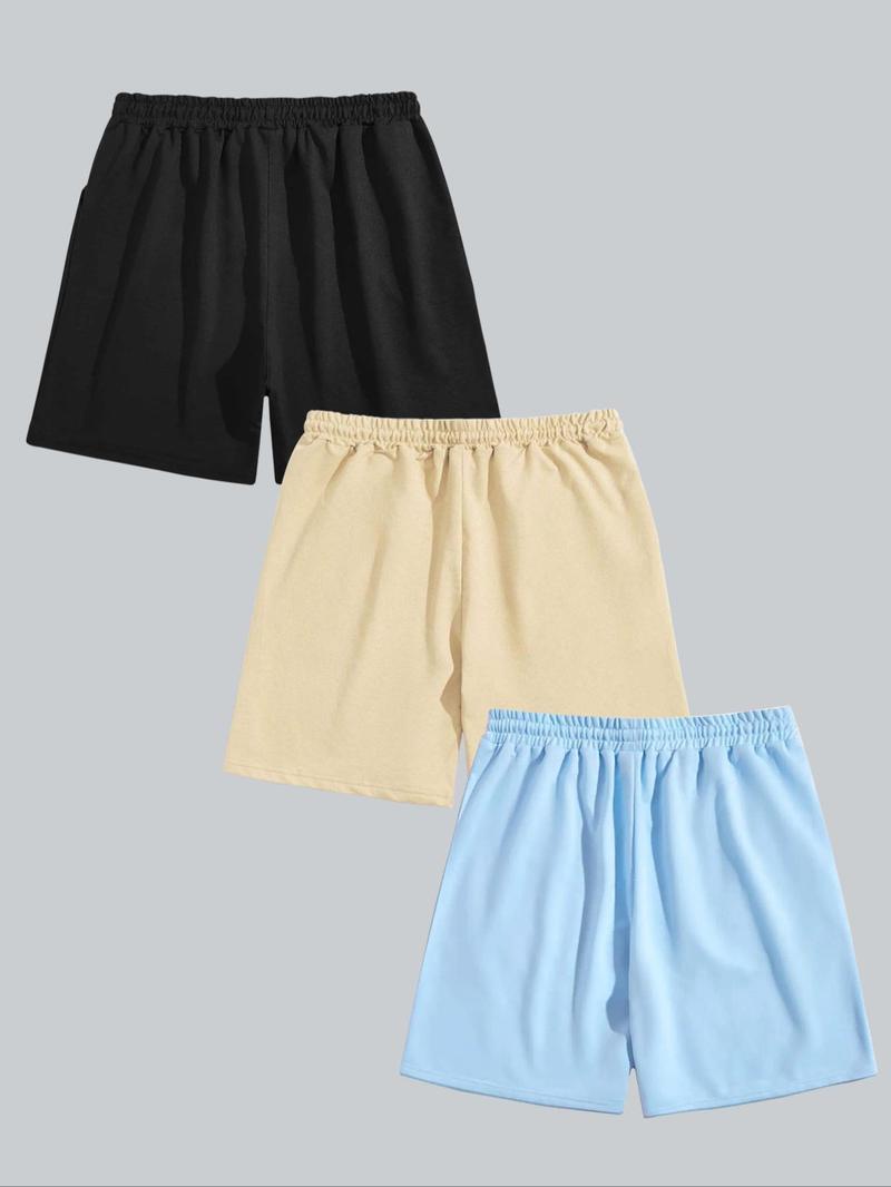 Product Introduction of Men's Letter & Slogan Print Boxer Briefs, Regular Fit Casual Comfy Breathable Shorts for Summer, Men's Bottoms for Daily Wear 2