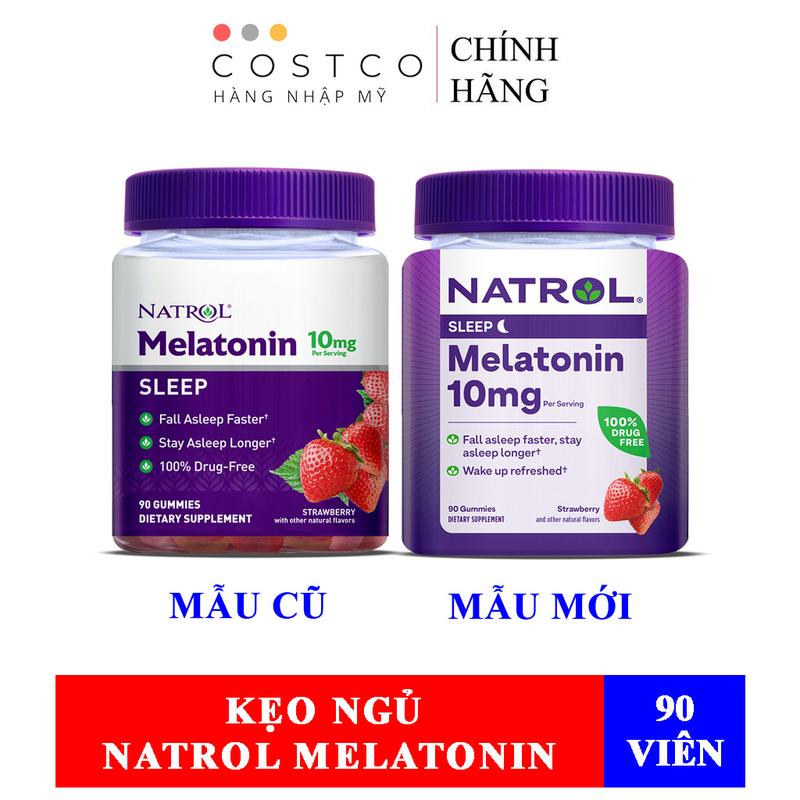 Kẹo Dẻo Hỗ Trợ Giấc Ngủ Natrol Melatonin 10mg Sleep Gummies 0