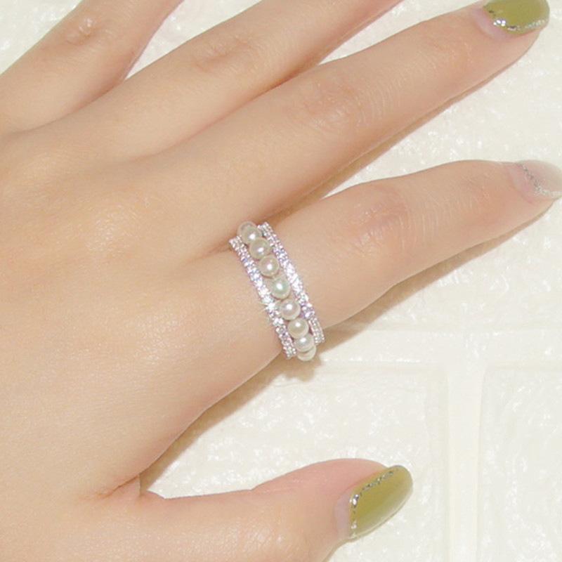 Product Introduction of 8mm New Light Luxury Fashion Small Savage Waist Shape Ring Senior Sense Of Exquisite And Elegant Versatile Index Finger Ring 3