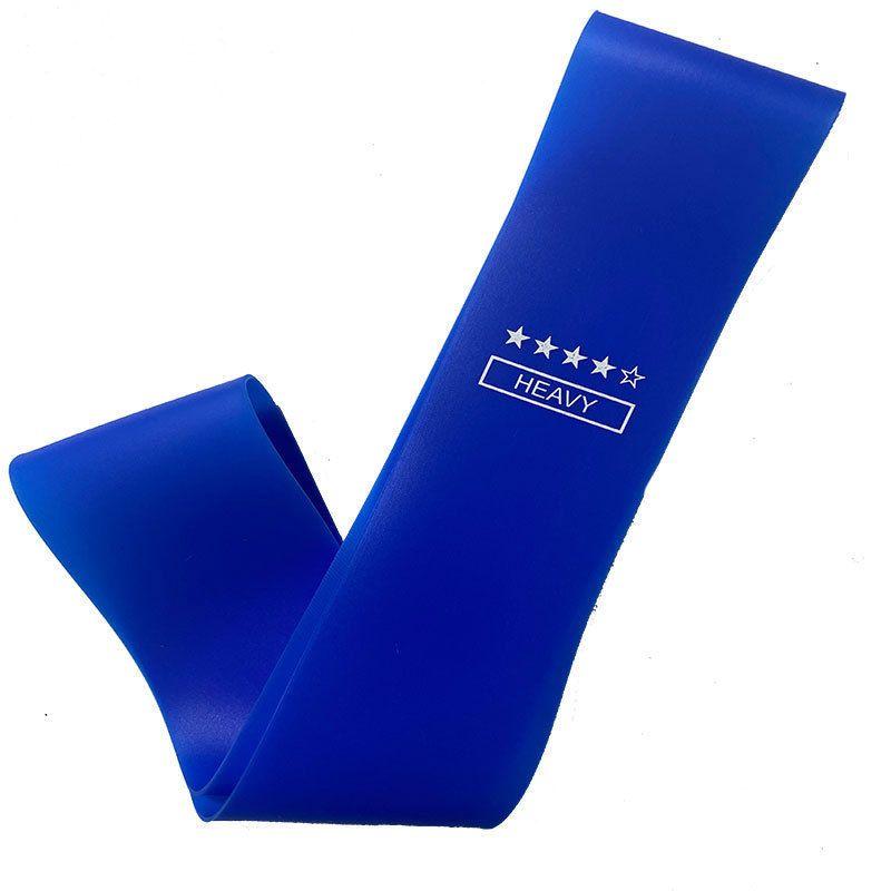 Product Introduction of Sports Elastic Band Blue Fitness Women's Tension Resistance Band Beginner Tight Squat Hip Elastic Force Circle Strain Relief Bushing 10