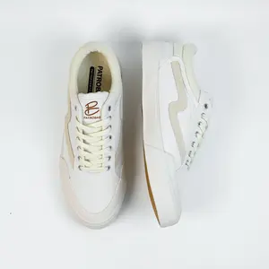 SEPATU PATROBAS CLOUD LOW OFF WHITE ( SIZE 35 - 45 ) - Sneakers Canvas Original Made in Indonesia