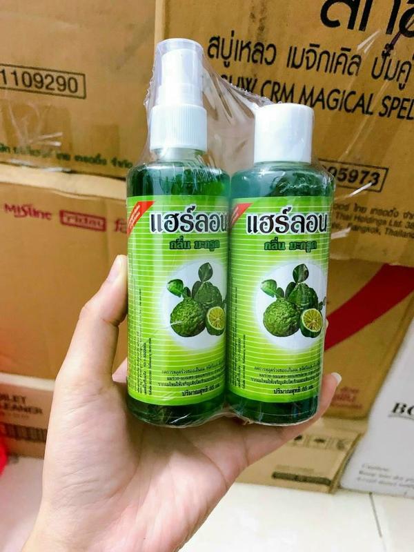 Combo tinh Dầu Bưởi xịt tóc Thái Lan ngăn rụng tóc