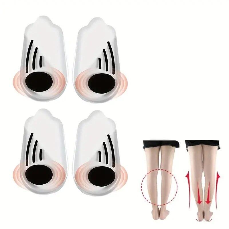 Product Introduction of 1Pair Half Silicone Orthopedic Massage Insoles for Men Women Slimming Breathable Running Shoes Cushion Feet Care Insoes 5