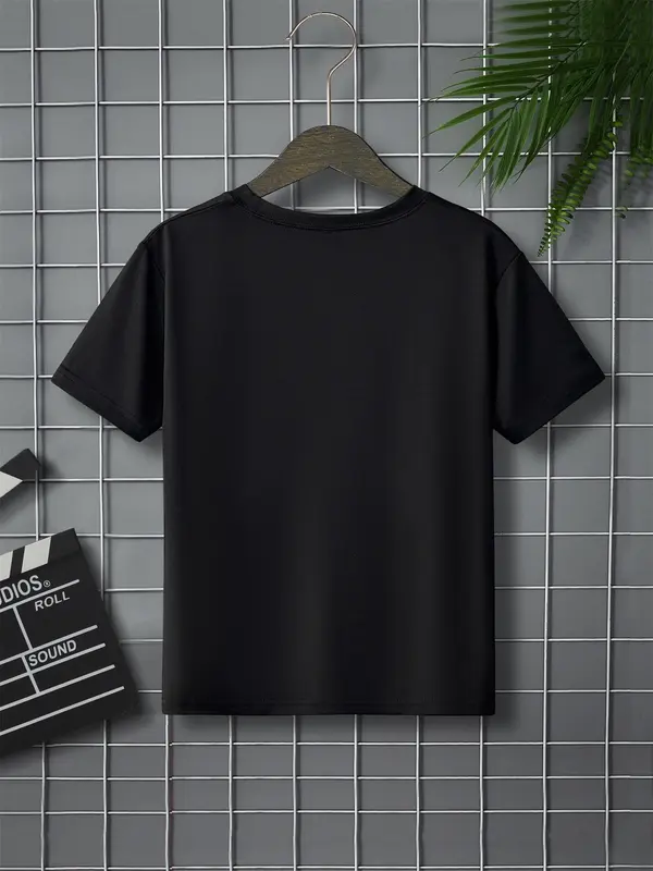 Mad Love for My Mama Letter Print Short Sleeve Graphic Tee, Casual Soft Comfy Round Neck T-shirt for Daily Wear, Kids Clothing for All Seasons 1