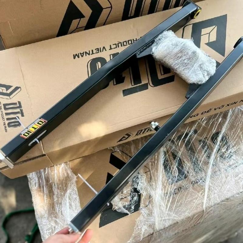 Gấp gia công nối dài + 7cm D.T10 cho Exciter 150/155 (màu đen), kèm bát tăng sên âm CNC phụ kiện xe máy Phụ Tùng