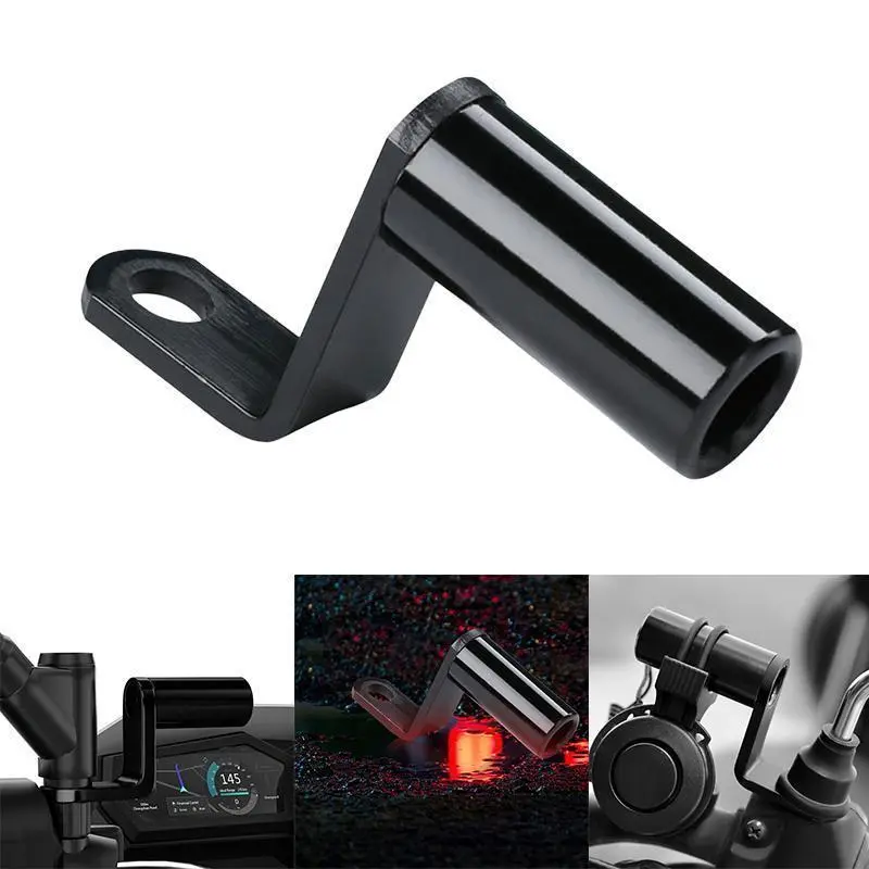Lamp Bar Bike Aluminum Alloy Bar Diameter 22Mm Rustproof Multi Holder Mirror Bracket