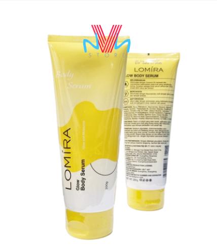 Product Introduction of Lomira Glow Body Serum Lotion 200gr Moisturizer BPOM Vitamin Merawat Dan Mencerahkan Kulit Kering Kusam Perawatan Extract Untuk Tangan dan Body Niacinamide Tubuh Hitam Berminyak Memudarkan Hand 17