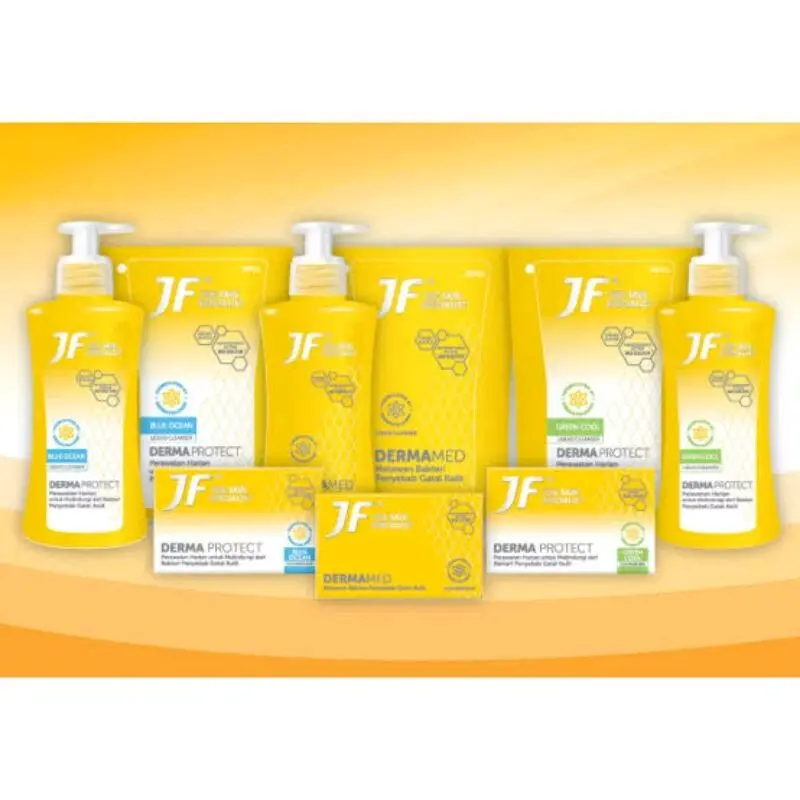 JF Dermamed 200ml Sabun Cair untuk Badan Gatal Botol / Refill Semua Jenis Kulit 2