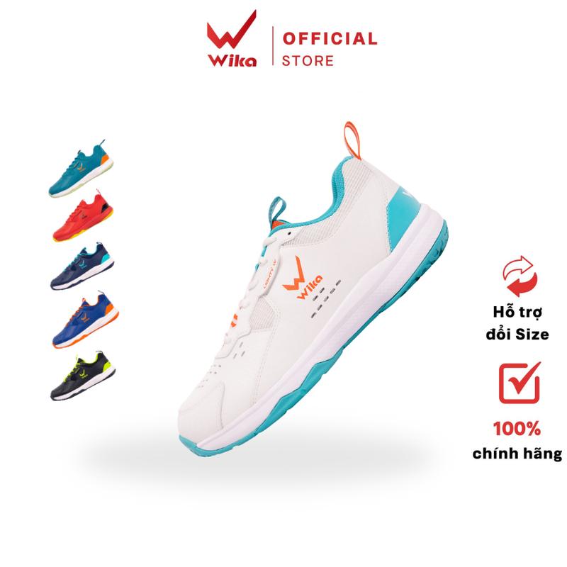  Giày Thể Thao Wika Maru Đa Dụng Giày Cầu Lông Giày Bóng Bàn Tennis Sport Sneaker Chất Liệu Da PU Công Nghệ LIGHTY-W Đệm EVA Nhẹ Hút Ẩm Tốt 