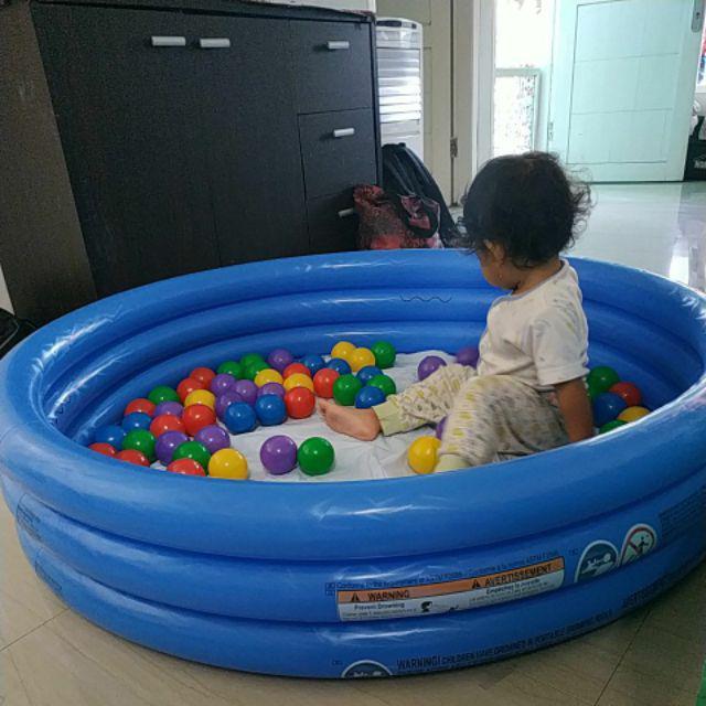 Kolam renang anak bulat murah Bestway 122cm Splash & Play 3 Ring 51025 - kolam karet anak murah