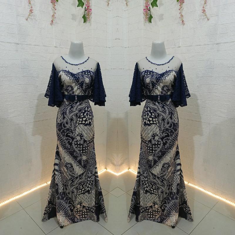 Duyung Batik Street Hitam Lengan Rumbai Brukat // dress Pesta - Shop ...