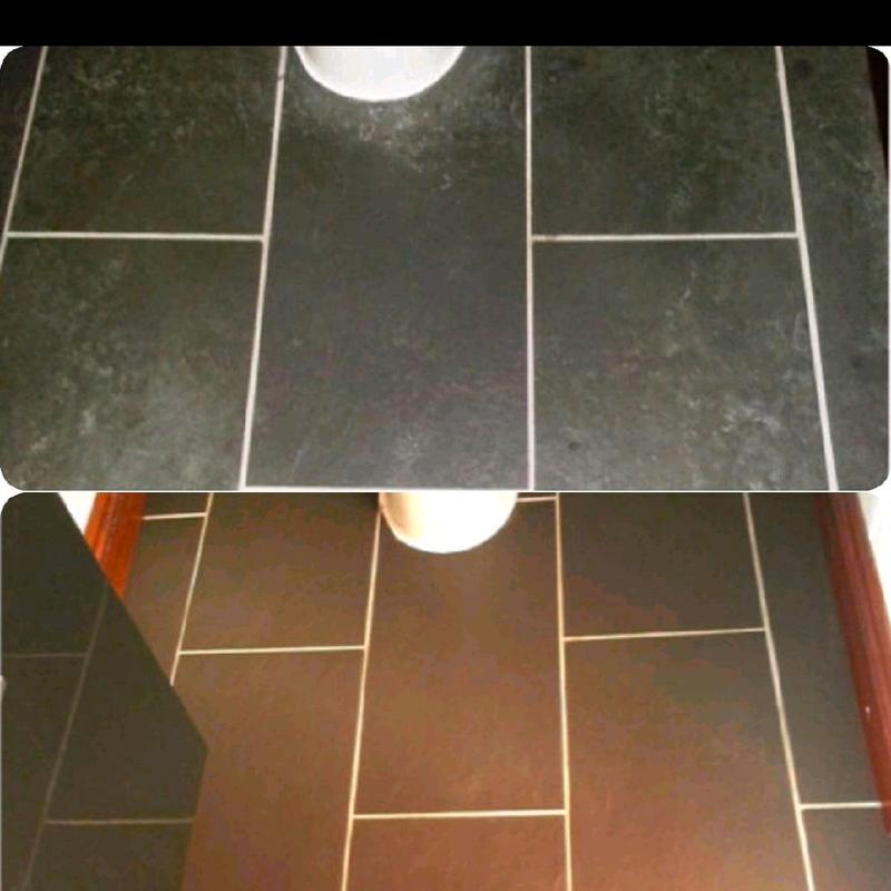 Combo 3 can nước tẩy gạch BESTCLEAN can 1 lít Làm Sạch xi măng, ố vàng cáu bẩn toilet 4