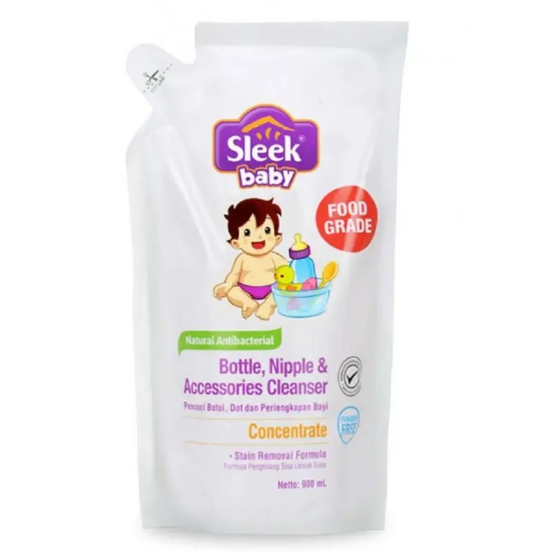 sleek baby bottle niple&accessories cleanser 1