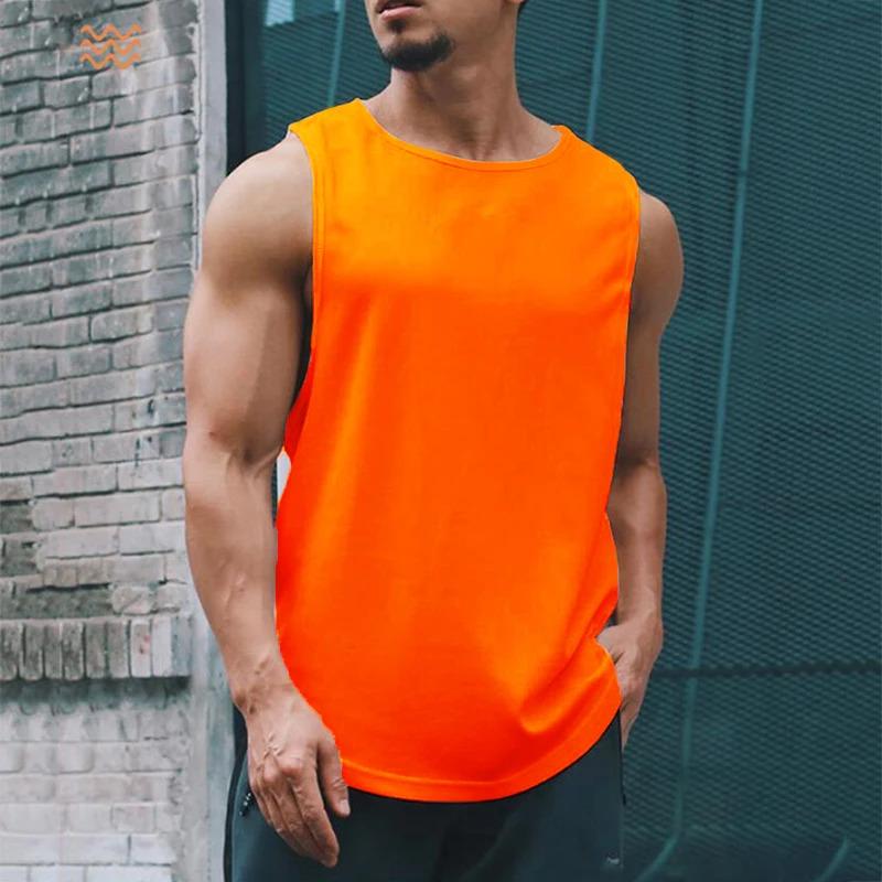 Product Introduction of Summer Gym Tank Top Men Mesh Clothing Quick Dry Bodybuilding Sleeveless T Shirt Fitness Singlets Basketball Sports Muscle Vest 17