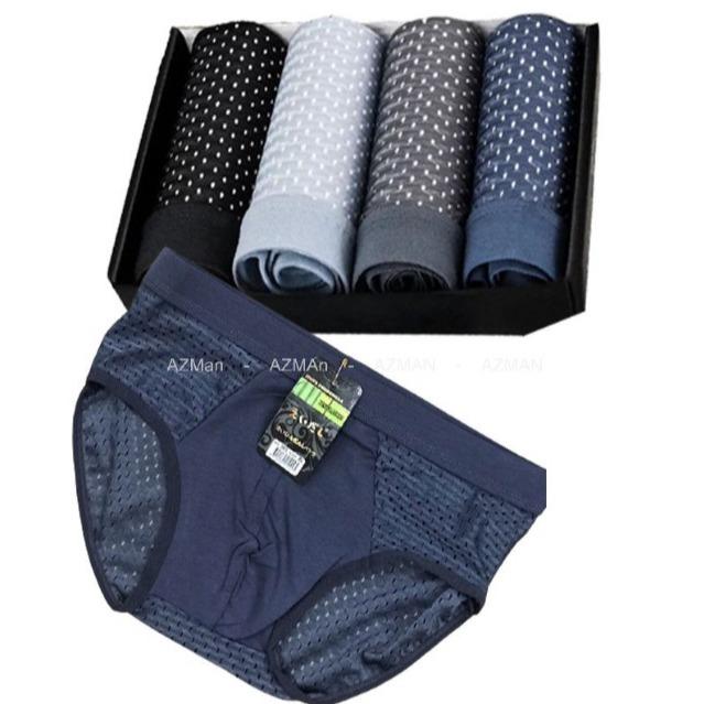 Combo 3 quần ship tam giác  NHật  cạp 3cm nam chất thông hơi  lót coton Boxer Quần Boxer