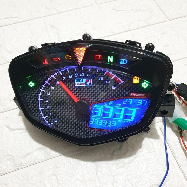 Đồng hồ uma gắn xe sirius ex nhỏ