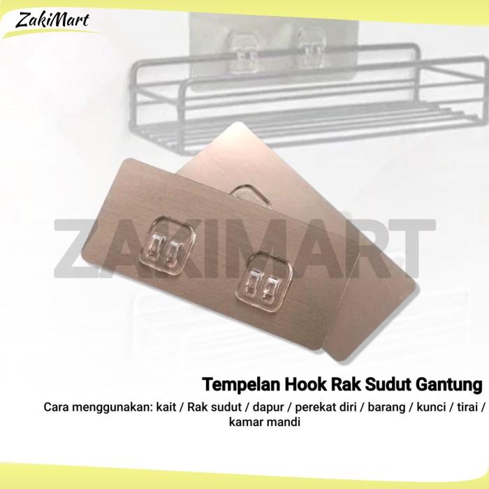Tempelan Hook Rak Sudut Gantung Gantungan Hook Rak Sudut Tempelan ...