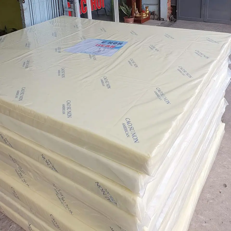 Nệm Cao Su 1M x 2M x 10CM, Nệm Cao Su Non AmericanThoáng Mát, Đàn Hồi Tốt