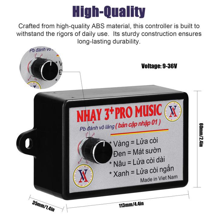 Product Introduction of Original Universal 12v24v Nhay 3+Pro Music rapid relay for truck car Horn motor tunebox Relay Box 4