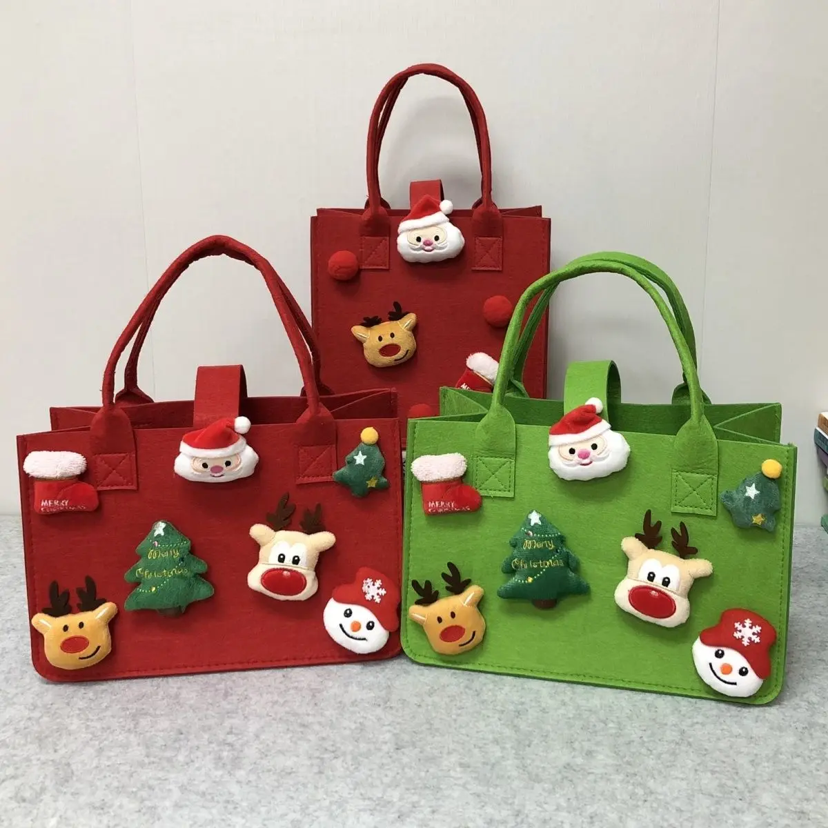 Felt Bag Christmas Gift Bag Candy Bag Handbag Handbag Packaging Bag Christmas Eve Apple Gift Bag Bag