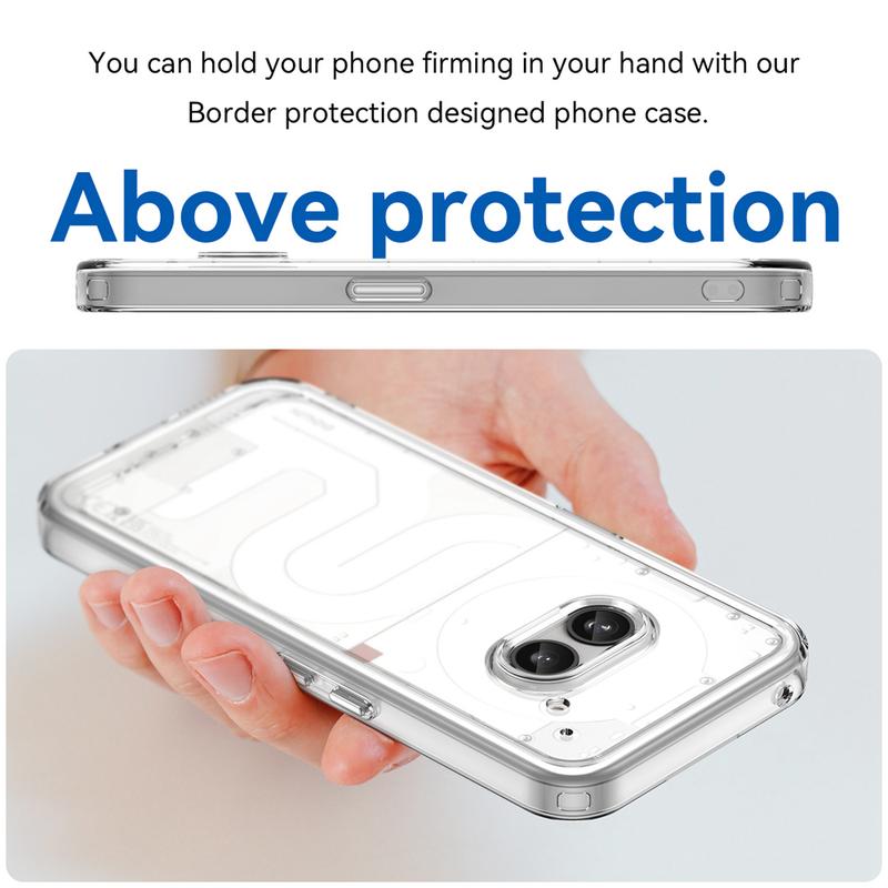 Product Introduction of KEYSION Transparent Shockproof Case for Nothing Phone 2A Plus Soft TPU Silicone Clear Phone Back Cover for Nothing Phone 2A Plus 4