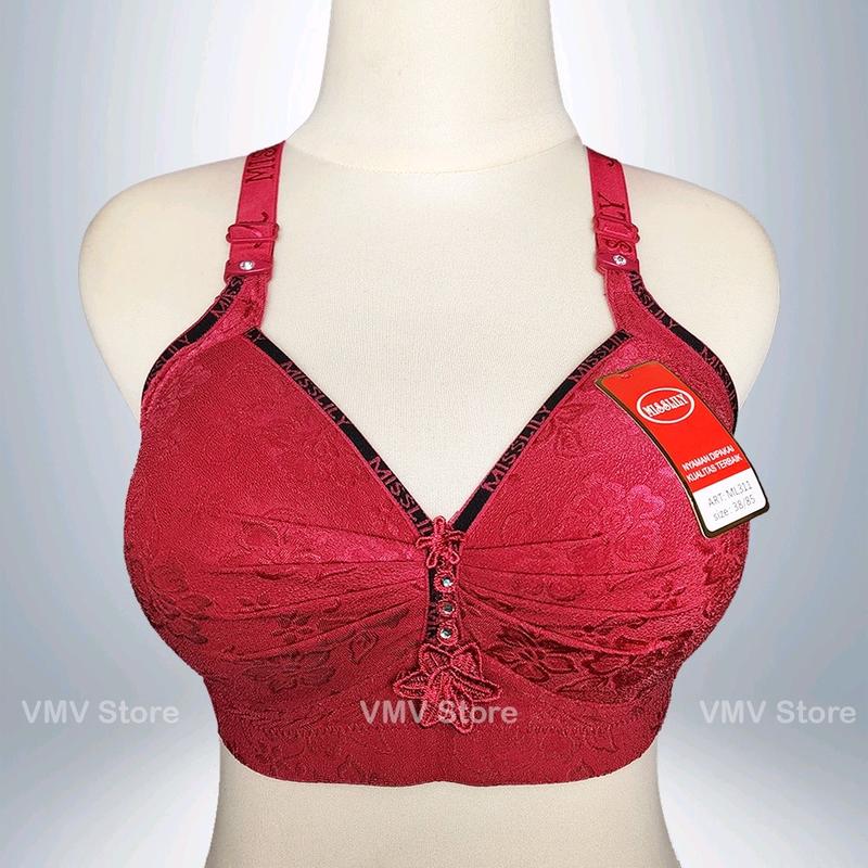 BH/BRA JUMBO MISLILY 311 CUP C TANPA KAWAT BAHN EMBOSE HALUS 0