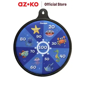 AZKO Berwyn Dartboard Magnetik & Velcro Papan Dart Game Panahan Dinding Permainan Indoor