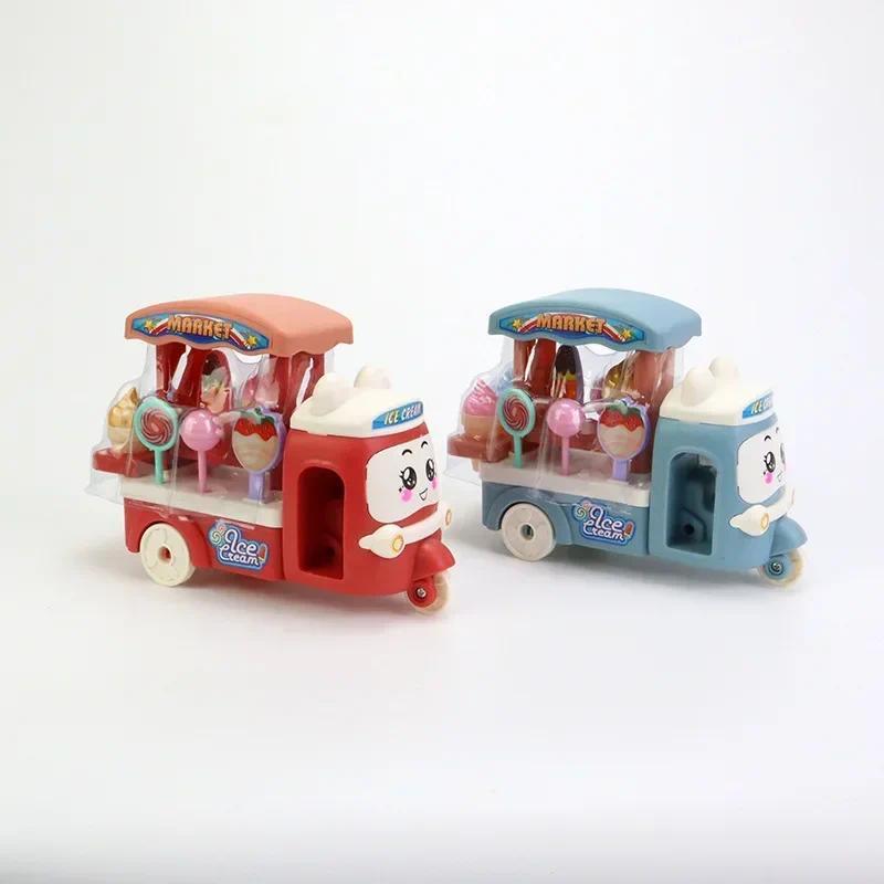 Product Introduction of 1pc Kawaii Items Kids Toy Ice Cream Car Miniature Dollhouse Accessories for Kids DIY Children Game Birthday Gifts 1