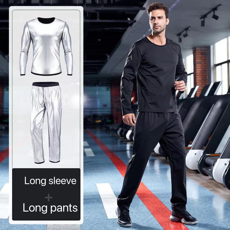 Áo Khoác Xông Hơi, Bộ Đồ Xông Hơi Cho Nam, Thích Hợp Tập Thể Dục, GYM, Thể Dục, Thể Thao, Yoga, Đạp Xe, Chạy Bộ 7