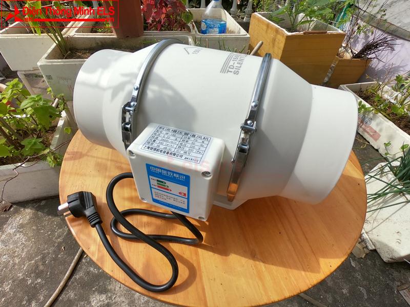 Quạt hút thông gió đường ống tròn Silent Phi 100 125 150 200mm cực mạnh