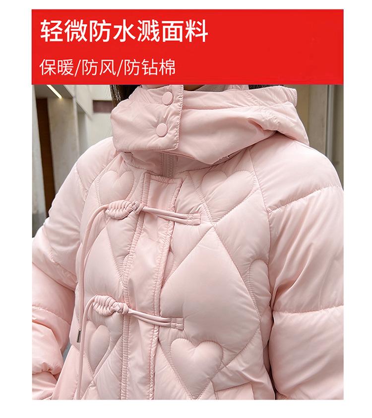 Product Introduction of Fashion Short Cotton-Padded Coat for Women Autumn and Winter New 2024 Korean Style Solid Color with Match Cotton Coat Jacket Thickened Padded Jacket Outer Wear 3