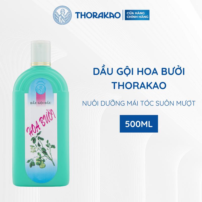 Dầu Gội Hoa Bưởi Thorakao - Giảm Rụng Giúp Tóc Bóng Mượt 500ML