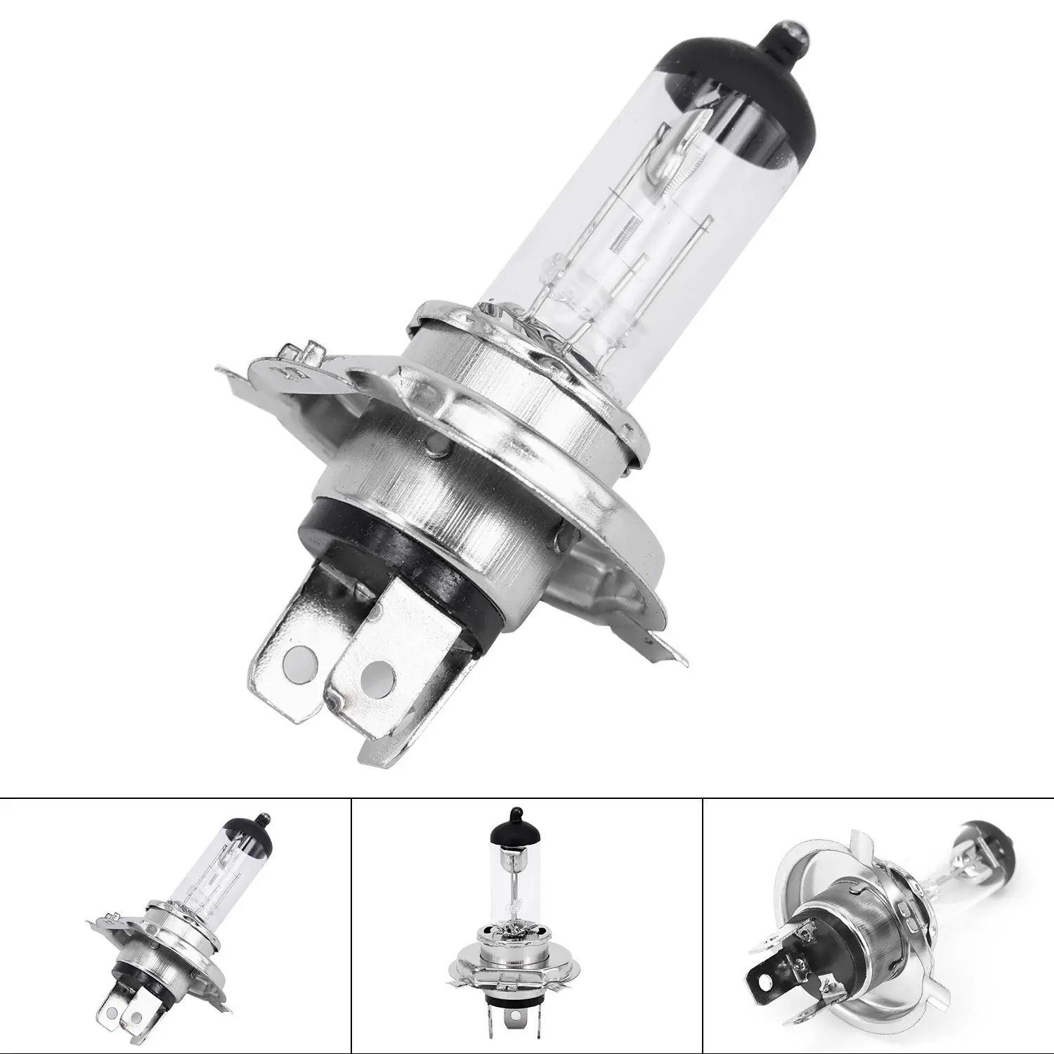 1x H4 100W 4300K Car Xenon Gas Halogen Headlight Headlamp Yellow Lamp Bulbs