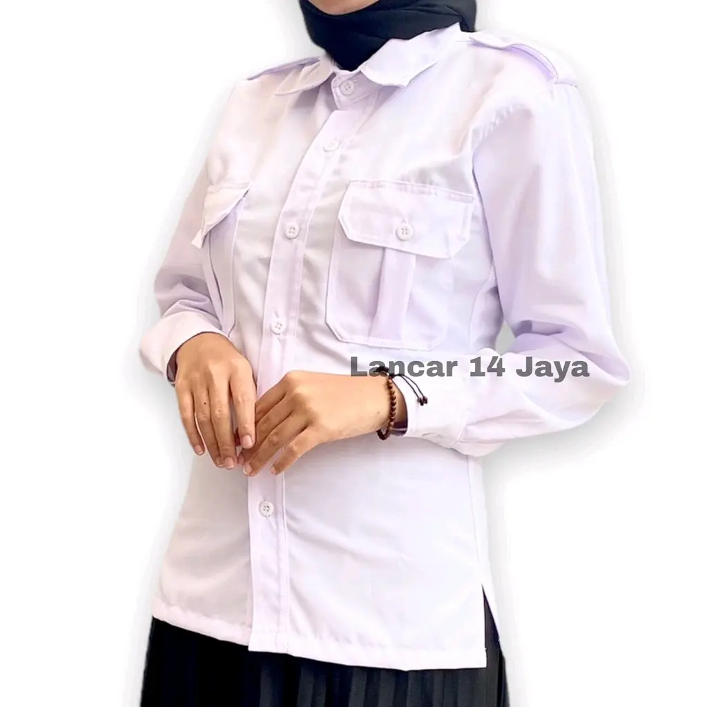 Kemeja/Baju dinas Pemda wanita/kemeja putih wanita/Seragam Dinas Putih Wanita Lengan Pendek, Lengan Panjang,pakaian kerja