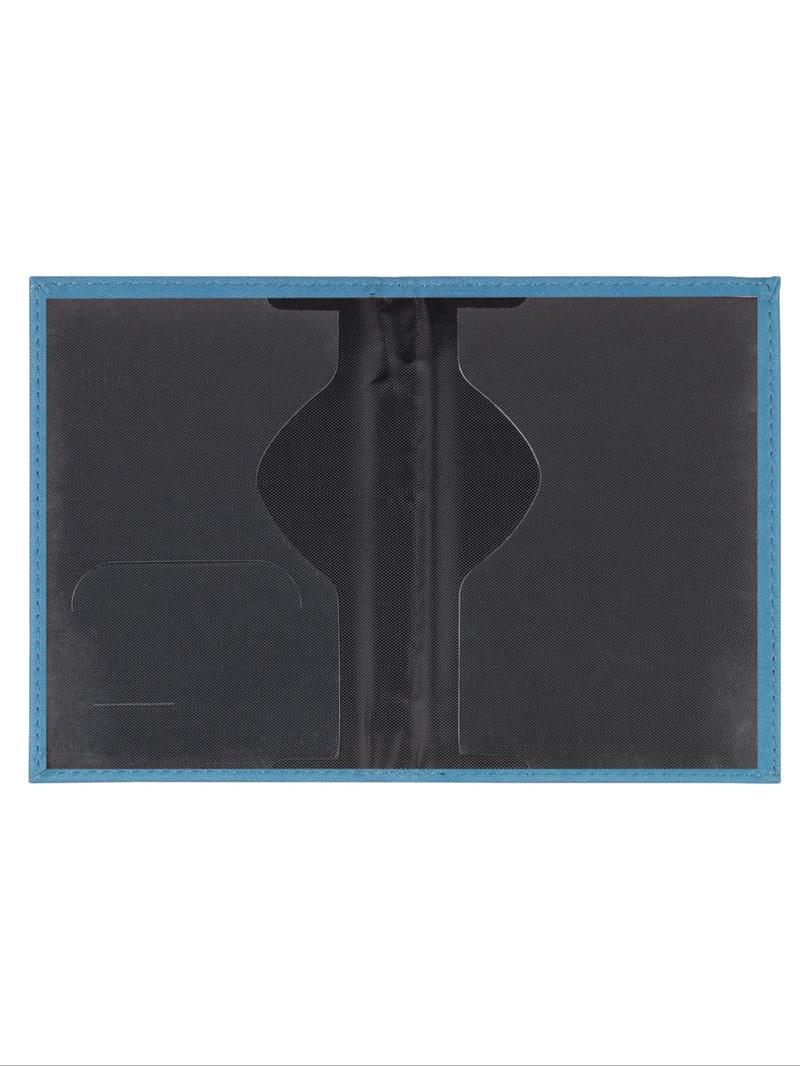 Product Introduction of Unisex Fashion Bifold Card Holder with Card Slots, Textured Letters Embossed Passport Case, Simple Style Plain Color Card Holder For Passport & Bank Card For Travel 4