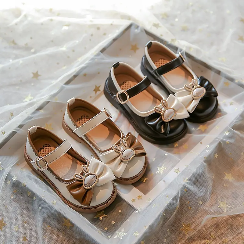 PreciousOne -  SEPATU anak perempuan motif 2 warna kelinci mata tidur - 989 1