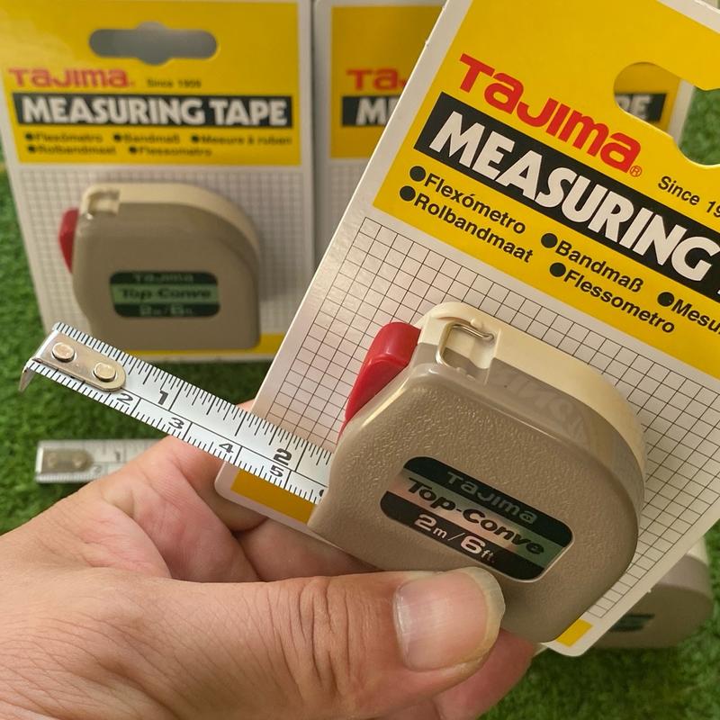 Thước Cuộn Thép Nhật Tajima Trắng